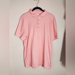 J. Crew Pink Short-Sleeve Polo Size Medium